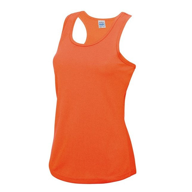 Awdis Just Cool Women's Racerback Vest Lightweight Sweat-Wicking UPF 30+