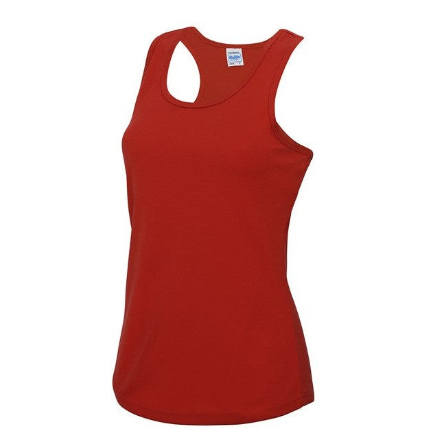 Awdis Just Cool Women's Racerback Vest Lightweight Sweat-Wicking UPF 30+