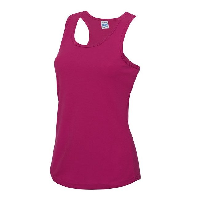 Awdis Just Cool Women's Racerback Vest Lightweight Sweat-Wicking UPF 30+