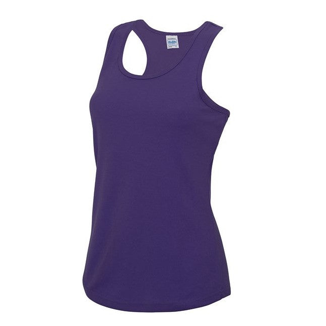 Awdis Just Cool Women's Racerback Vest Lightweight Sweat-Wicking UPF 30+