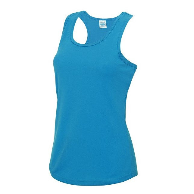 Awdis Just Cool Women's Racerback Vest Lightweight Sweat-Wicking UPF 30+