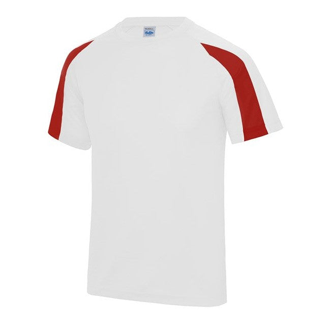 Awdis Just Cool Kids Contrast T-Shirt Raglan Sleeves Quick Dry UPF 30+