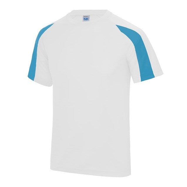 Awdis Just Cool Kids Contrast T-Shirt Raglan Sleeves Quick Dry UPF 30+