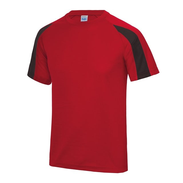 Awdis Just Cool Kids Contrast T-Shirt Raglan Sleeves Quick Dry UPF 30+
