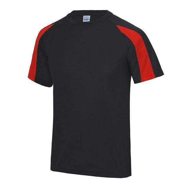 Awdis Just Cool Kids Contrast T-Shirt Raglan Sleeves Quick Dry UPF 30+