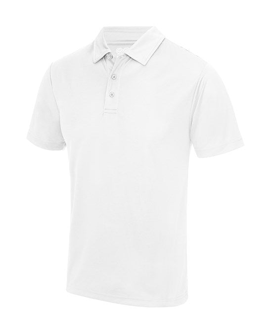 Awdis Just Cool Polo Shirt Arctic White Lightweight Quick Dry Sportswear