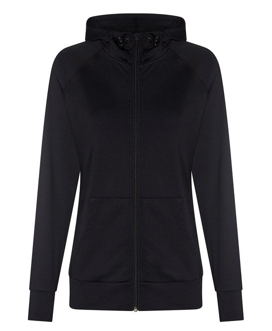 Awdis Just Cool Women's Contrast Zoodie Adjustable Hood Raglan Sleeves