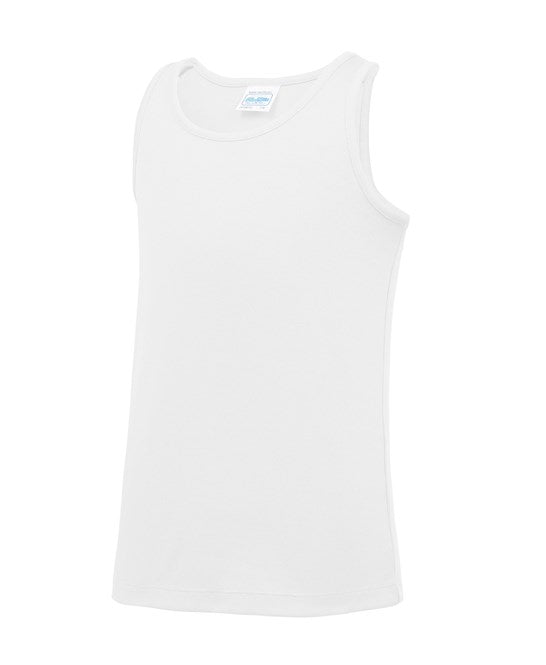 Awdis Just Cool Kids Vest Lightweight Moisture-Wicking Sporty Fit UPF 30+