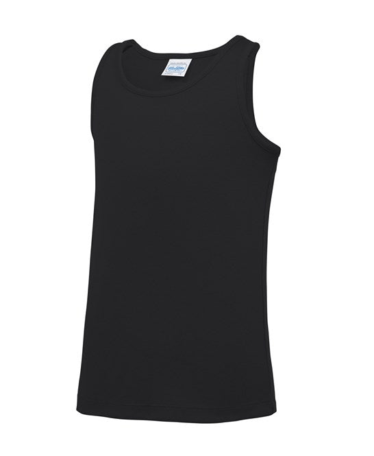 Awdis Just Cool Kids Vest Lightweight Moisture-Wicking Sporty Fit UPF 30+