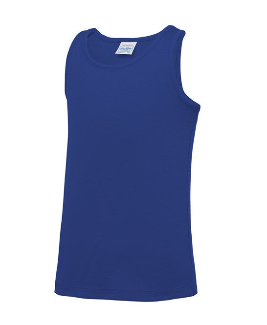 Awdis Just Cool Kids Vest Lightweight Moisture-Wicking Sporty Fit UPF 30+