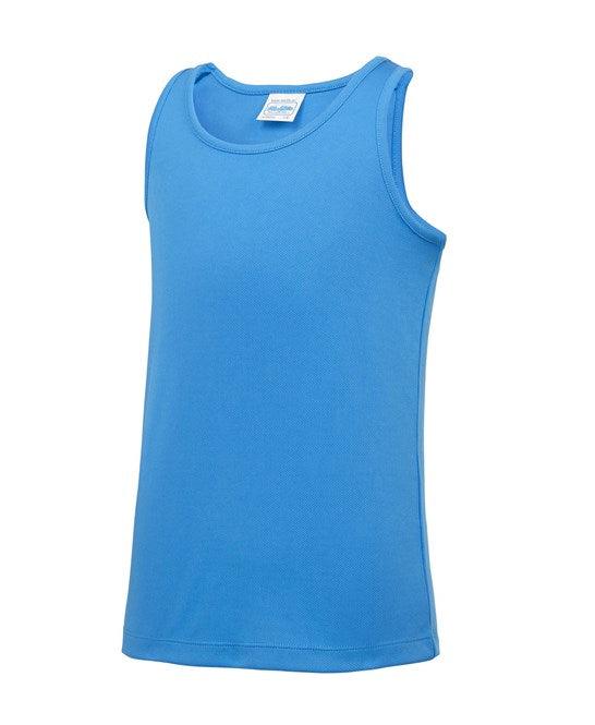 Awdis Just Cool Kids Vest Lightweight Moisture-Wicking Sporty Fit UPF 30+