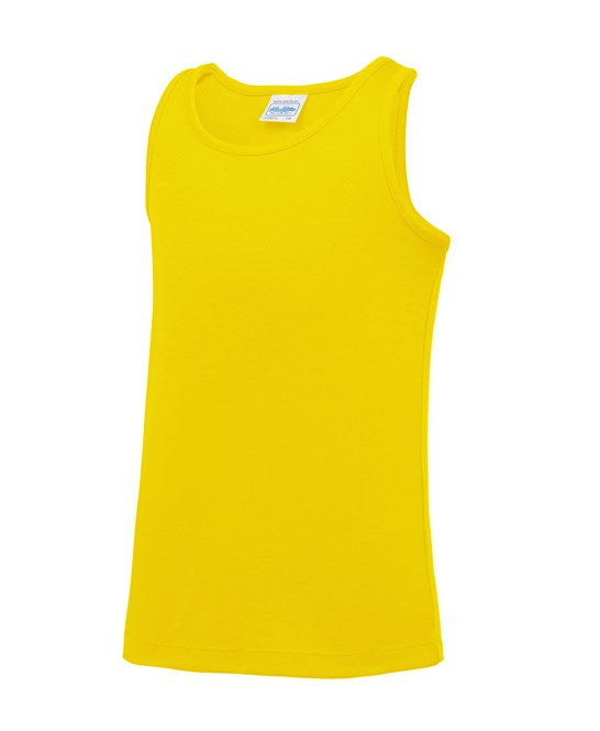 Awdis Just Cool Kids Vest Lightweight Moisture-Wicking Sporty Fit UPF 30+