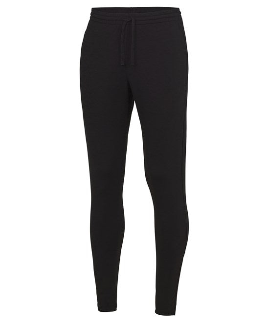 Awdis Just Cool Tapered Jog Pants with Zip Pockets and Elastic Waistband