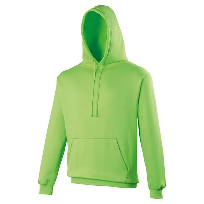 Awdis Just Hoods Electric Hoodie Vibrant Colours Kangaroo Pocket Size S-2XL