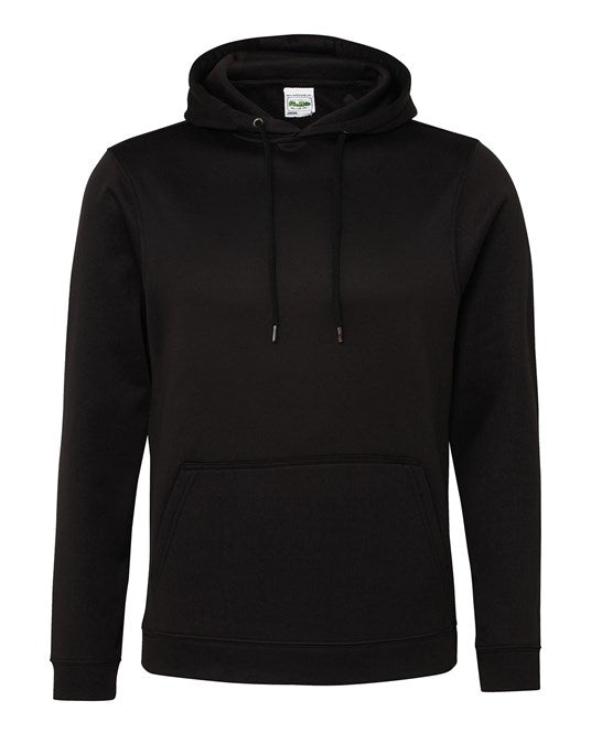 Awdis Just Hoods Sports Hoodie 100% Polyester Kangaroo Pouch Gym Casual Wear