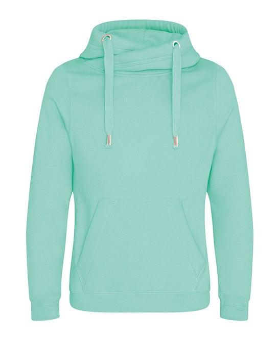 Awdis Just Hoods Heavyweight Crossover Neck Hoodie with Pouch Pockets