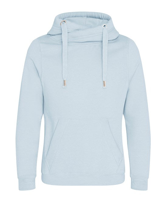 Awdis Just Hoods Heavyweight Crossover Neck Hoodie with Pouch Pockets