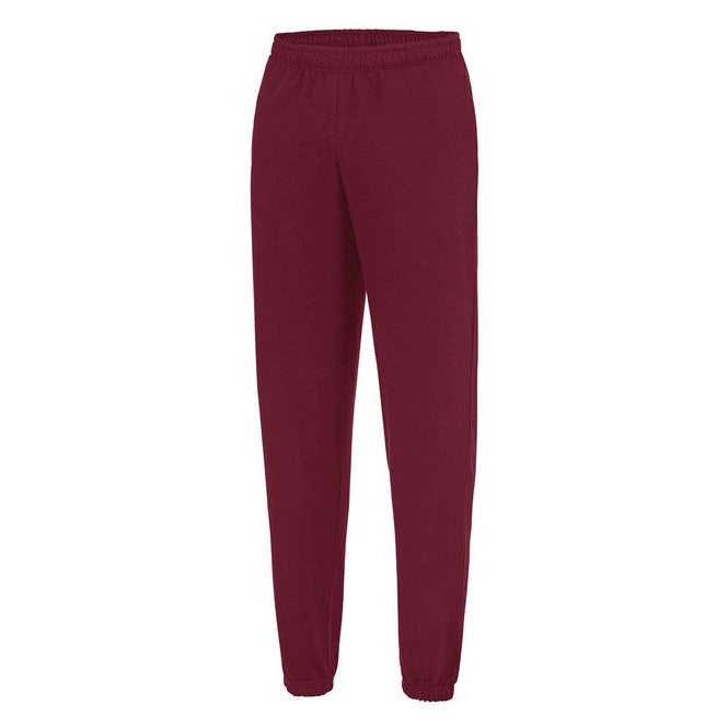 Awdis Just Hoods Cuffed Sweatpants Elasticated Waist Side Pockets Soft Fabric