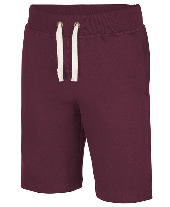 Awdis Just Hoods Campus Shorts with Pockets Soft Cotton Fleece Gym Holiday Wear