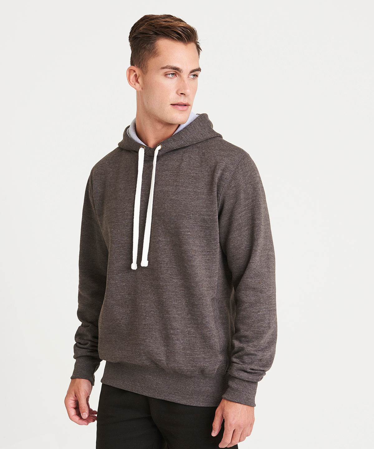 Awdis Just Hoods Chunky Hoodie with Pockets and Lace Drawcords, WRAP Certified