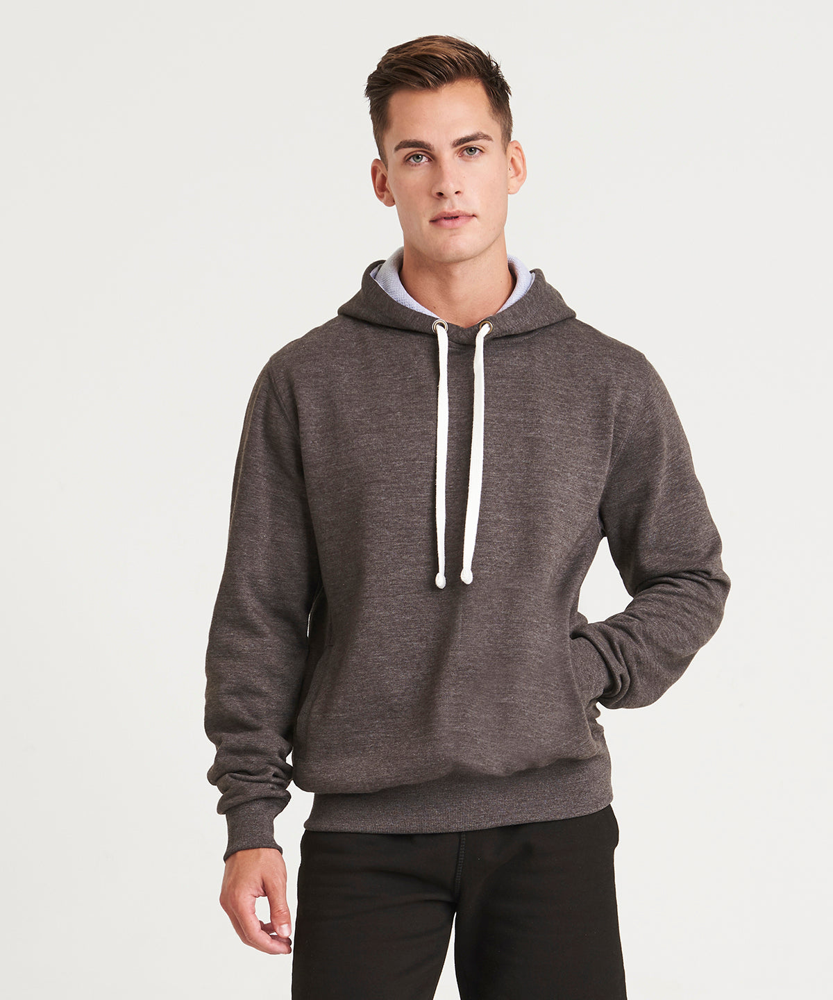 Awdis Just Hoods Chunky Hoodie with Pockets and Lace Drawcords, WRAP Certified