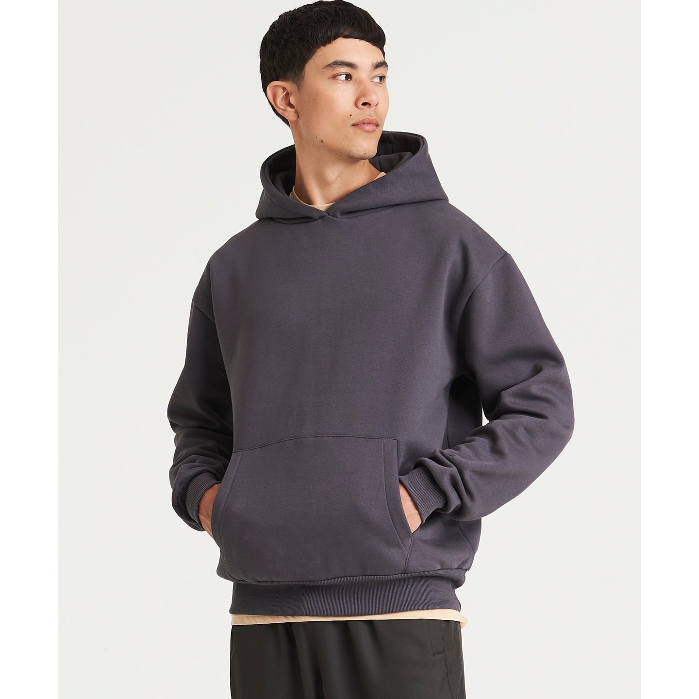 Awdis Just Hoods Heavyweight Unisex Hoodie Oversized Fit Pouch Pocket Warm