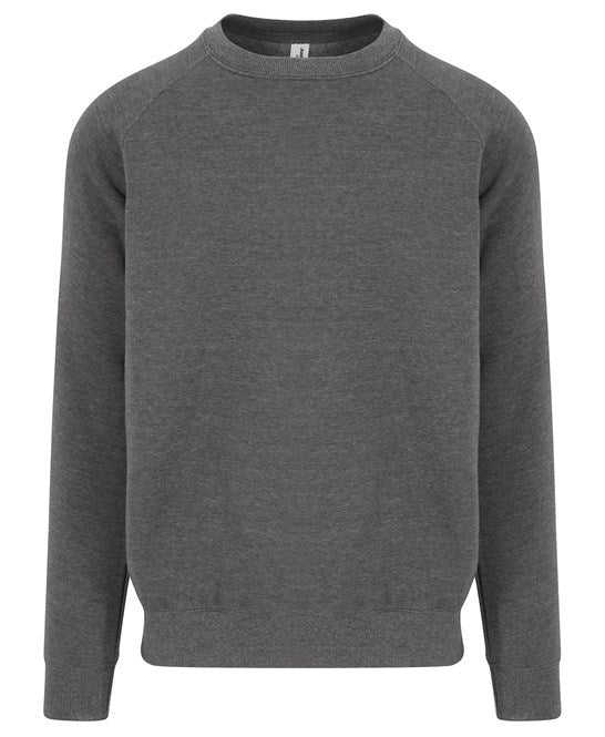 Awdis Just Hoods Graduate Heavyweight Sweatshirt Raglan Sleeves Soft Cotton