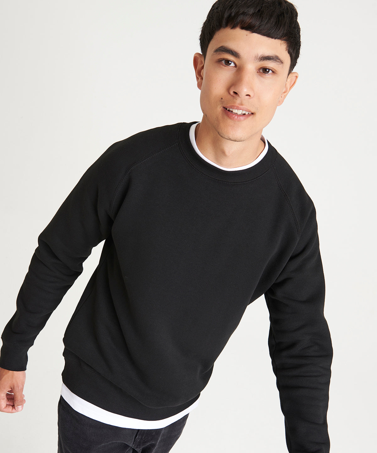 Awdis Just Hoods Graduate Heavyweight Sweatshirt Raglan Sleeves Soft Cotton