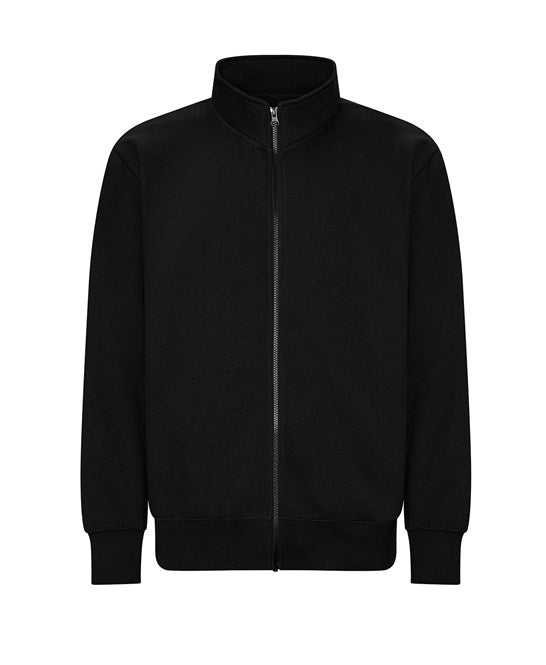 Awdis Just Hoods Full-Zip Sweatshirt Ribbed Cuffs Soft Cotton Blend Casual Wear