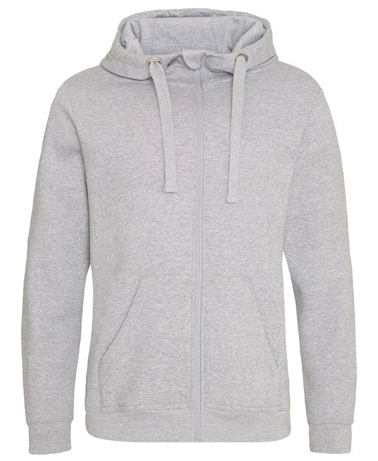 Awdis Just Hoods Heavyweight Full Zip Hoodie with Pockets, Soft Touch Fabric