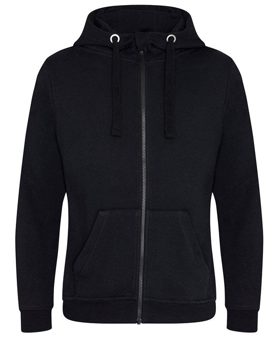 Awdis Just Hoods Heavyweight Full Zip Hoodie with Pockets, Soft Touch Fabric