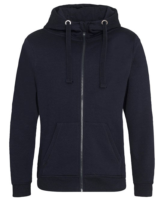 Awdis Just Hoods Heavyweight Full Zip Hoodie with Pockets, Soft Touch Fabric