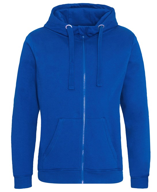Awdis Just Hoods Heavyweight Full Zip Hoodie with Pockets, Soft Touch Fabric