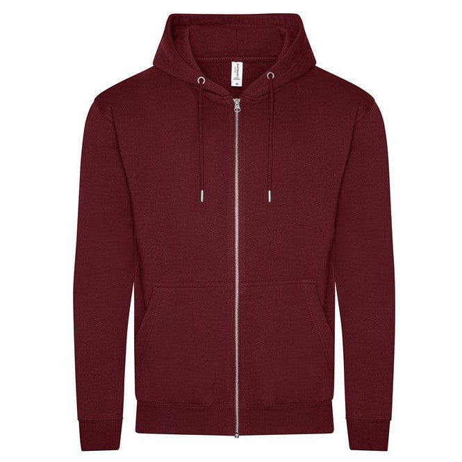Awdis Just Hoods Organic Zoodie 80% Cotton Eco-Friendly Soft Fleece Hoodie