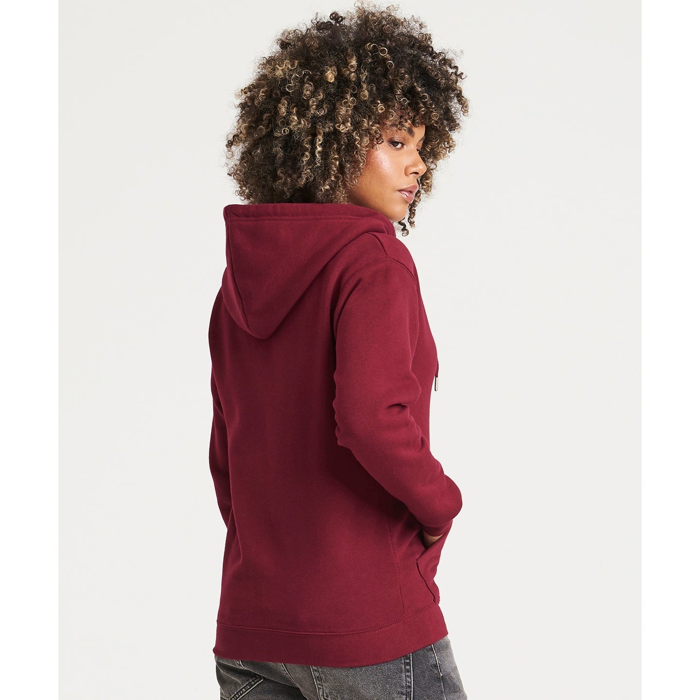 Awdis Just Hoods Organic Zoodie 80% Cotton Eco-Friendly Soft Fleece Hoodie