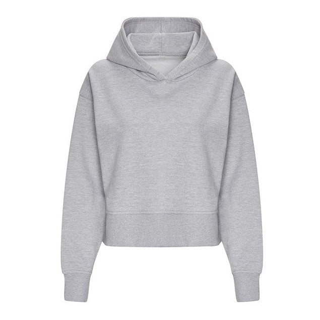 Awdis Just Hoods Women's Relaxed Hoodie Cotton Blend Boxy Fit with Vents