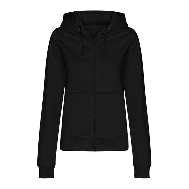 Awdis Just Hoods Women's College Zoodie Full Zip Soft Cotton Relaxed Fit
