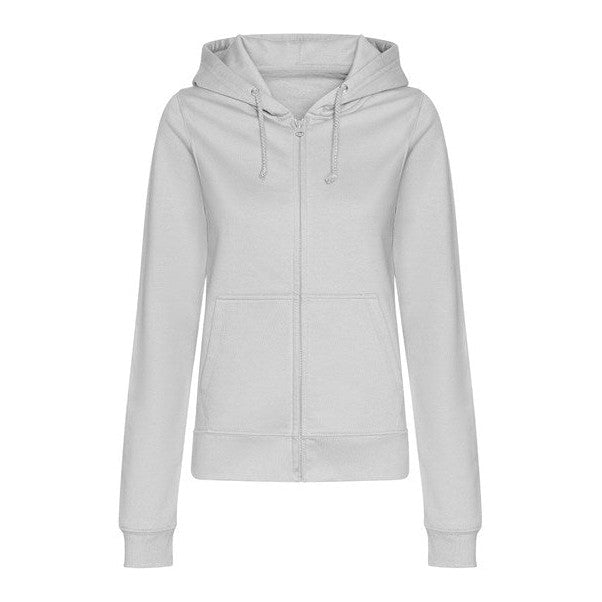 Awdis Just Hoods Women's College Zoodie Full Zip Soft Cotton Relaxed Fit