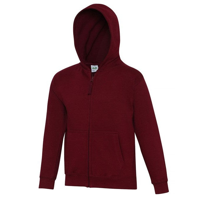 Awdis Just Hoods Kids Zoodie Full Zip Hoodie Soft Cotton Dance Sports Top