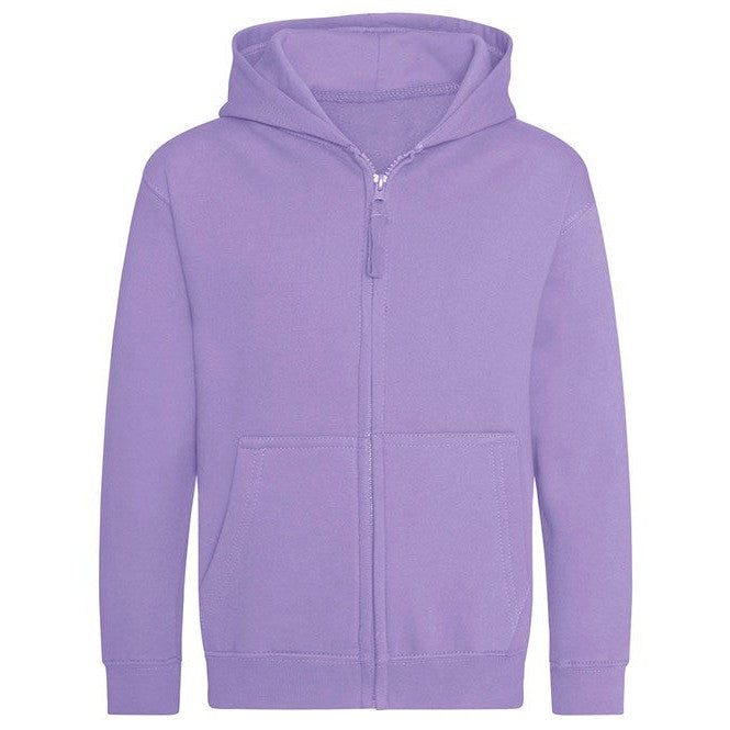 Awdis Just Hoods Kids Zoodie Full Zip Hoodie Soft Cotton Dance Sports Top