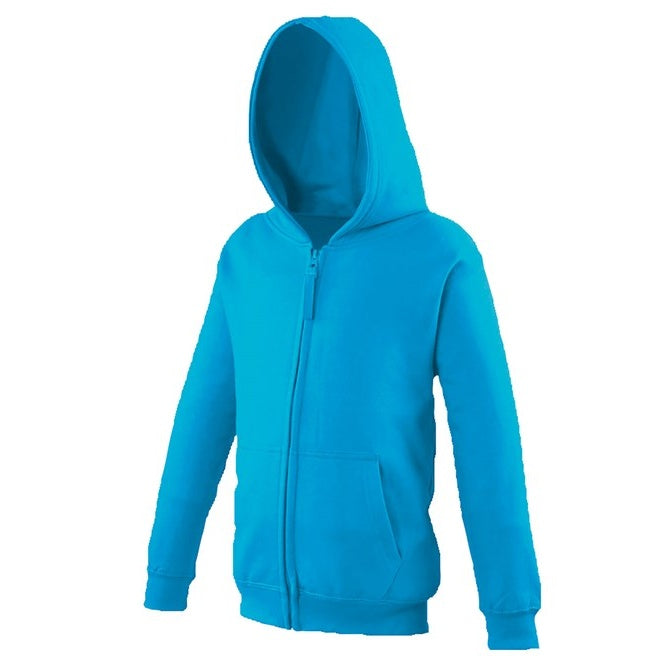 Awdis Just Hoods Kids Zoodie Full Zip Hoodie Soft Cotton Dance Sports Top