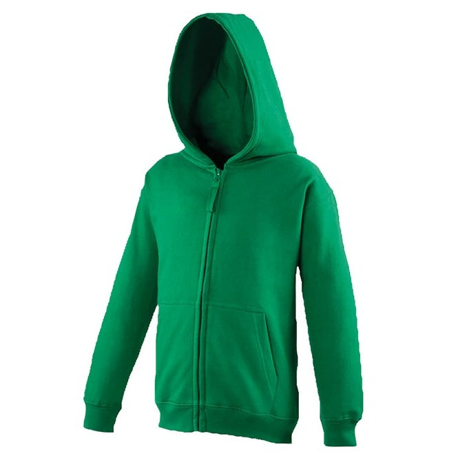 Awdis Just Hoods Kids Zoodie Full Zip Hoodie Soft Cotton Dance Sports Top