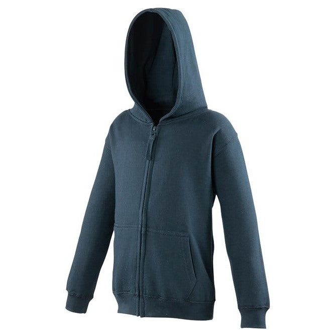 Awdis Just Hoods Kids Zoodie Full Zip Hoodie Soft Cotton Dance Sports Top
