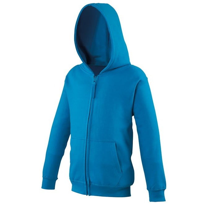 Awdis Just Hoods Kids Zoodie Full Zip Hoodie Soft Cotton Dance Sports Top