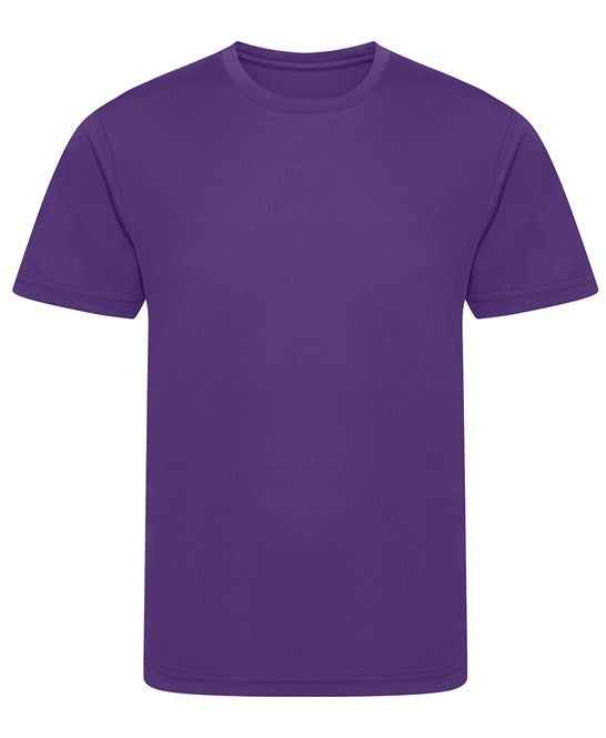 Awdis Just Cool Kids Recycled T-Shirt Quick-Dry Eco-Friendly Sports Fit