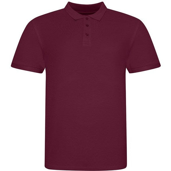 Awdis Just Polo 100% Cotton Polo Shirt with Side Vents & 3-Button Placket
