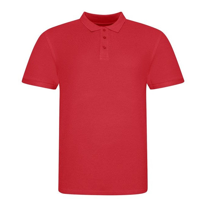 Awdis Just Polo 100% Cotton Polo Shirt with Side Vents & 3-Button Placket