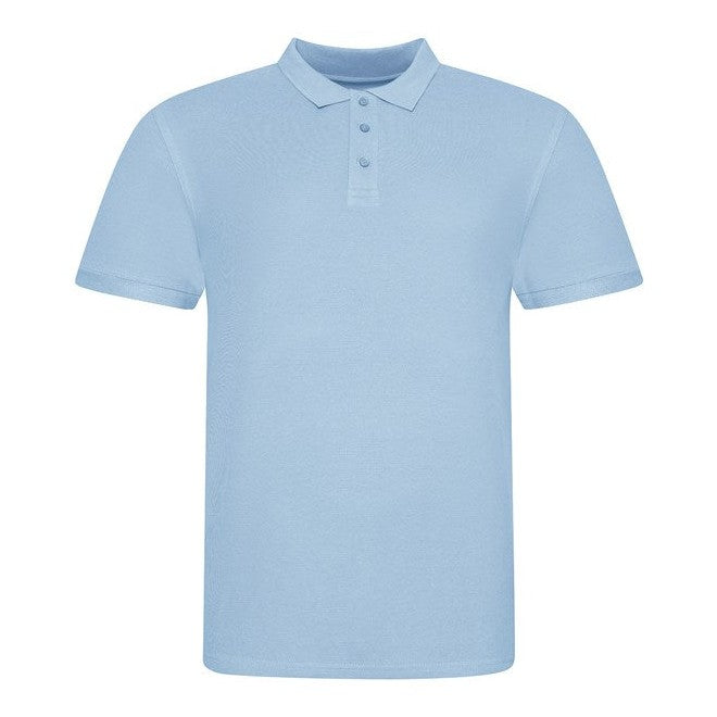 Awdis Just Polo 100% Cotton Polo Shirt with Side Vents & 3-Button Placket