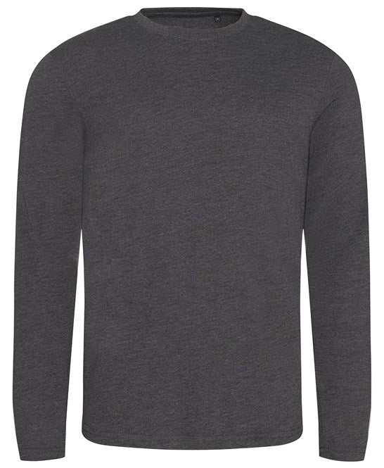 Awdis Just T's Triblend Long Sleeve T-Shirt Modern Fit Soft Fabric Casual Wear