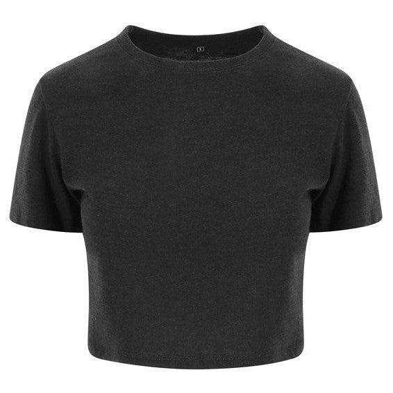Awdis Just T's Women's Cropped Triblend T-Shirt, Short Sleeve, Girlie Fit